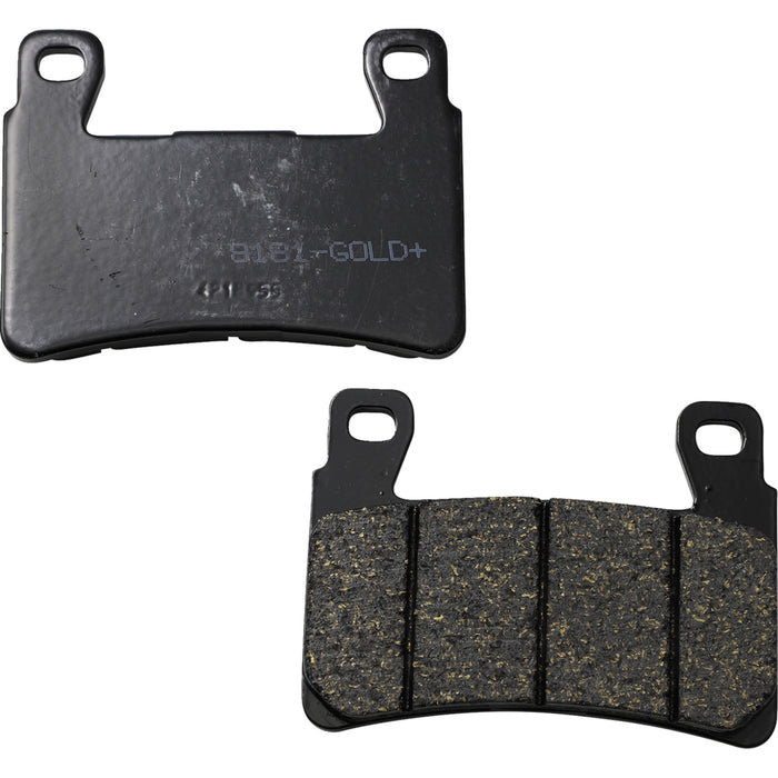 LYNDALL RACING BRAKES LLC 1720-0753 8181G Gold-Plus Harley/Buell Brake Pads Gold Plus Brake Pad - Front