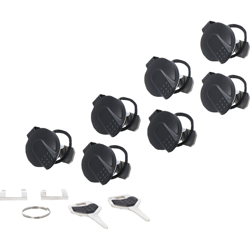 SW-MOTECH 4010-0468 ALK.00.165.16200 Trax Lock Set 7 matching locks with keys
