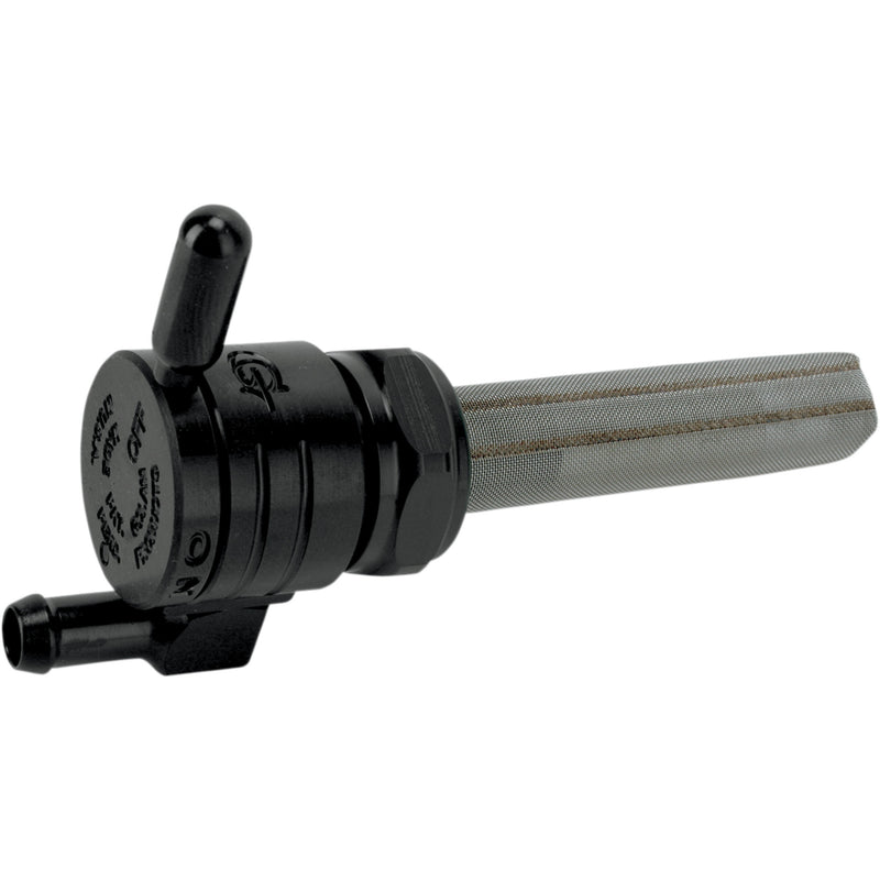 GOLAN PRODUCTS 0705-0106 76-312D-BLK "Click-Slick" Fuel Petcock — 22 mm "Click-Slick" Fuel Petcock - Downward - Black - 22mm