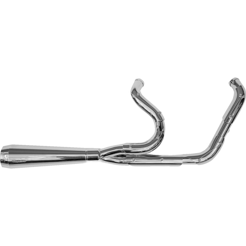 Trask Assault 2-Into-1 Exhaust System - TM-5020PO For Harley 2006-2017