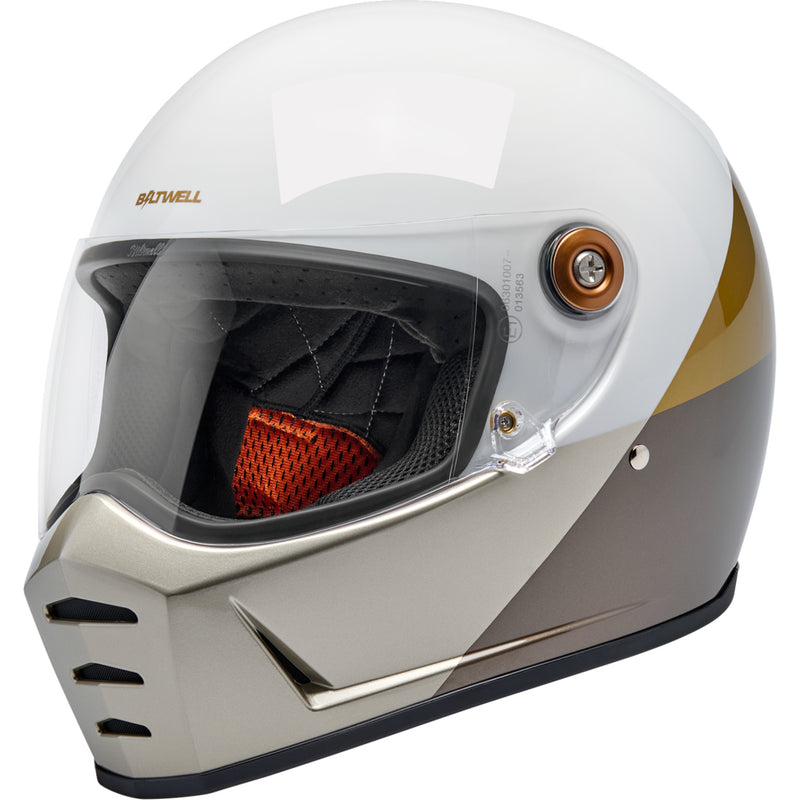 BILTWELL Lane Splitter Intersection Helmet - Gold/Silver/Bronze