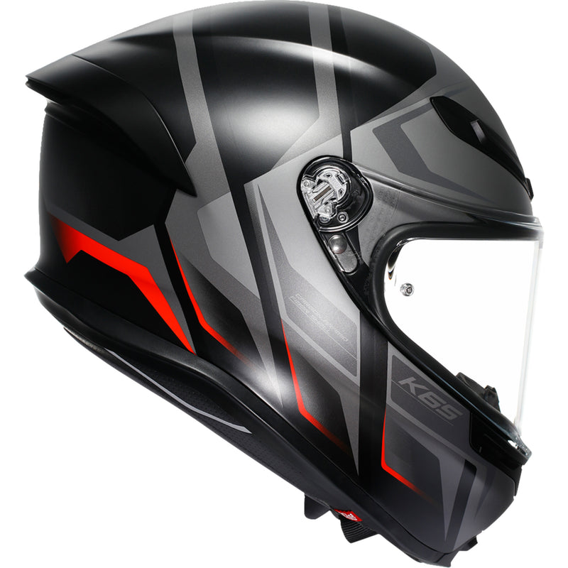 AGV K6 S Karve Helmet - Matte Black/Gray/Red