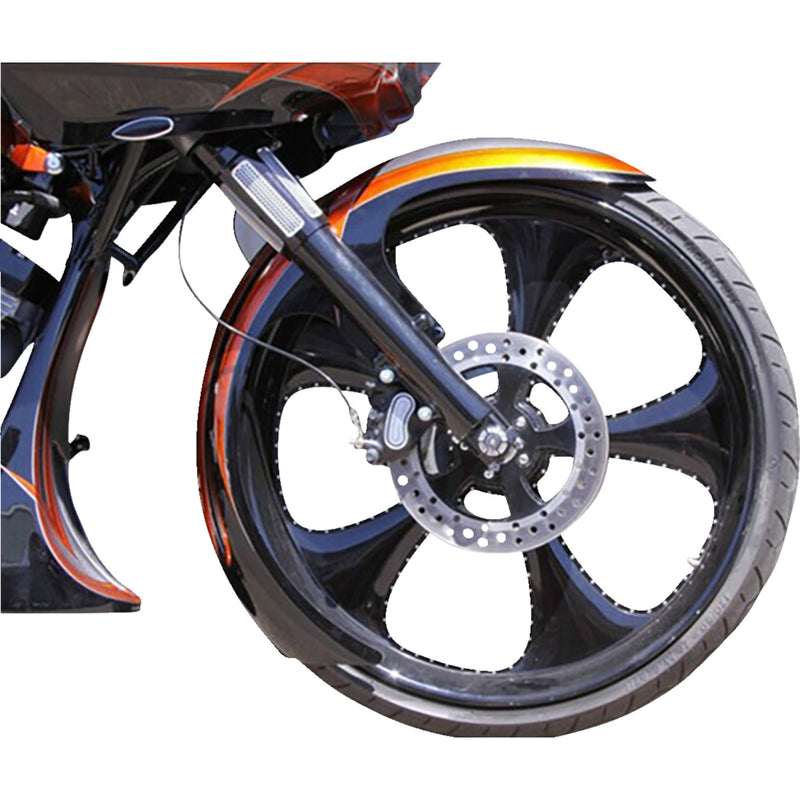 Paul Yaffe Bagger Nation Fender - DEI21-13E-B For Harley Motorcycles 1965-2013