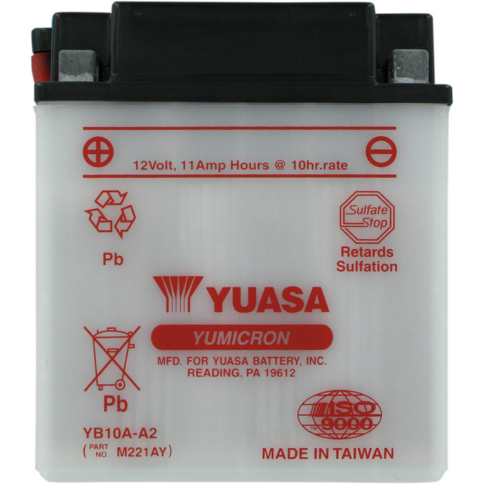 YUASA YB10A-A2 YUAM221AY Conventional Battery — 12 V Battery - YB10A-A2