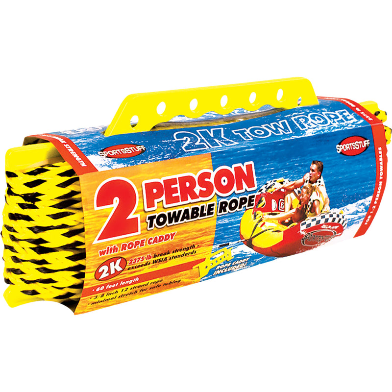 AIRHEAD SPORTS GROUP 4808-0045 57-1522 2 Rider Tow Rope Rope - Towable - 2 Rider - Yellow