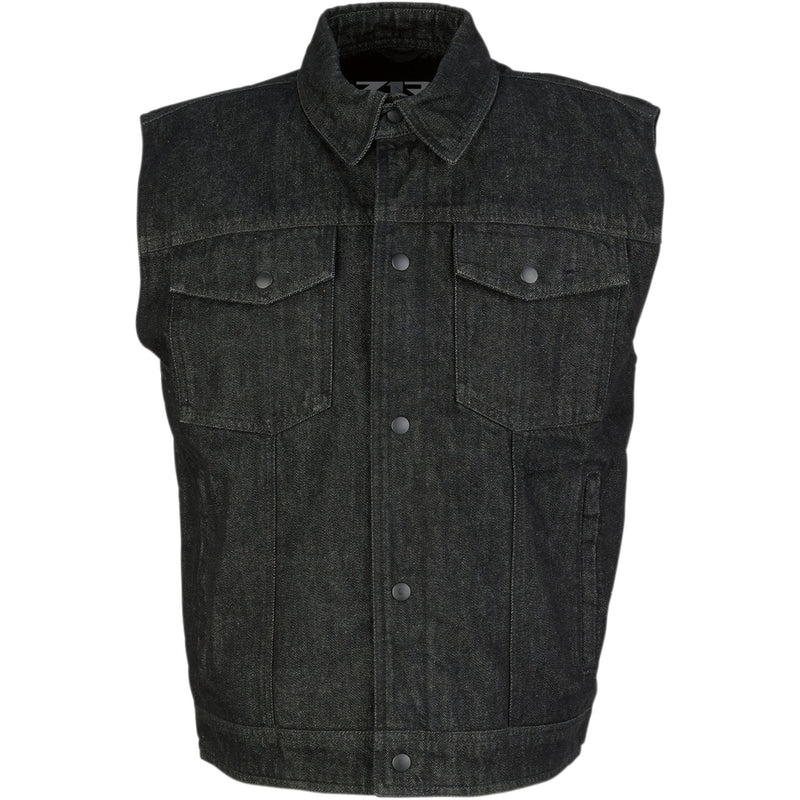 Z1R Denim Vest Black