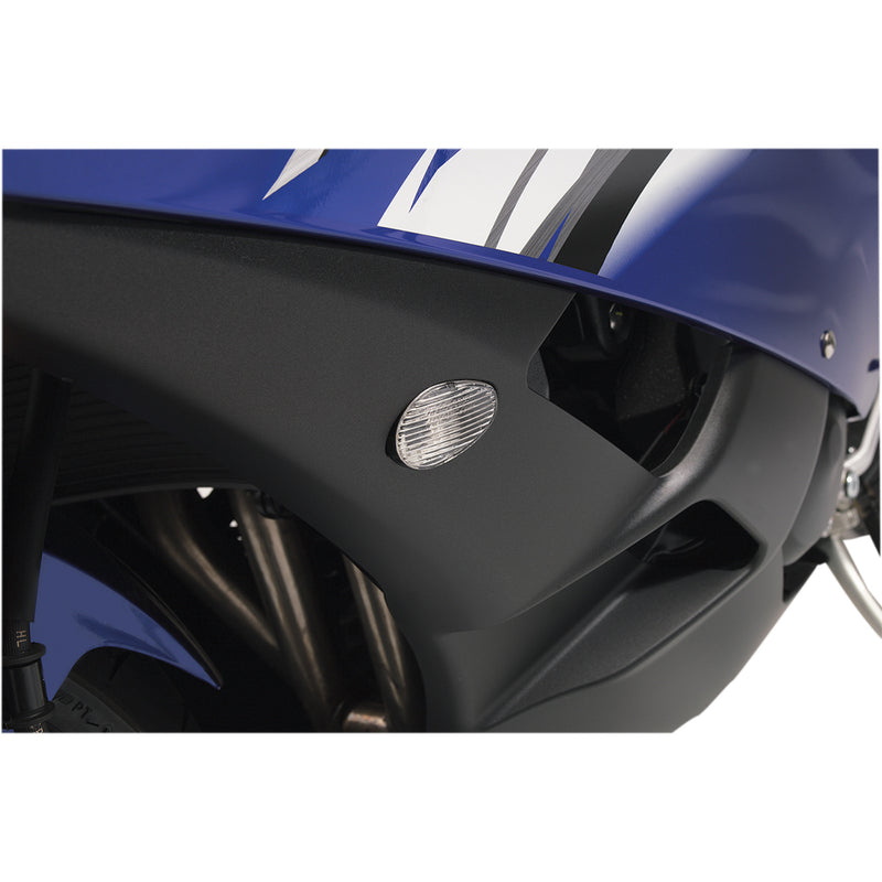 HOT BODIES 2040-0111 Y04R1-SIG-CLR Flush-Mount Front Turn Signals Turn Signals - Clear