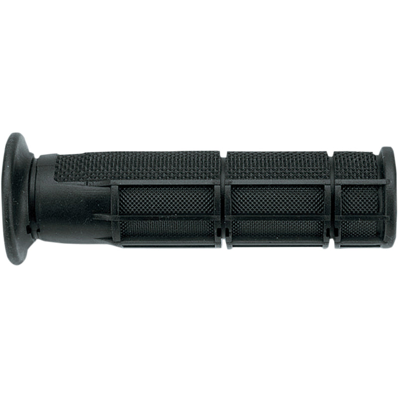 DOMINO 0630-1553 0900.82.40.06-0 Victor Half Waffle Grips Grips - Victor - Half Waffle - ATV - Black