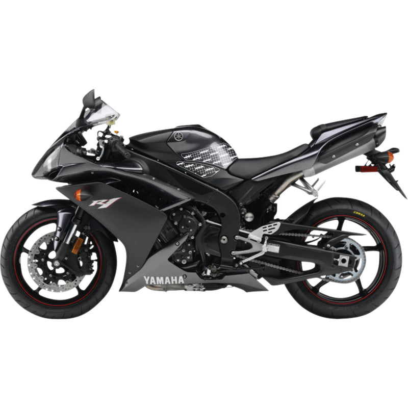 STOMPGRIP 4320-1065 55-10-0006B Volcano Profile Traction Pad Tank Kit Traction Kit - Black - Yamaha
