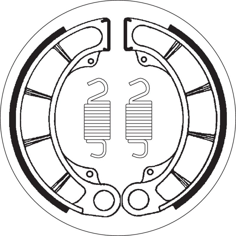 Sbs Brake Shoe - 2059 Honda Motorcycles 1988-2007