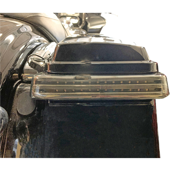 CUSTOM DYNAMICS 2040-2277 PB-SB-SS6-BS ProBEAM® BAGZ™ LED Saddle Bag Lights - Saddlebag Lights - SS6 - Black/Smoke