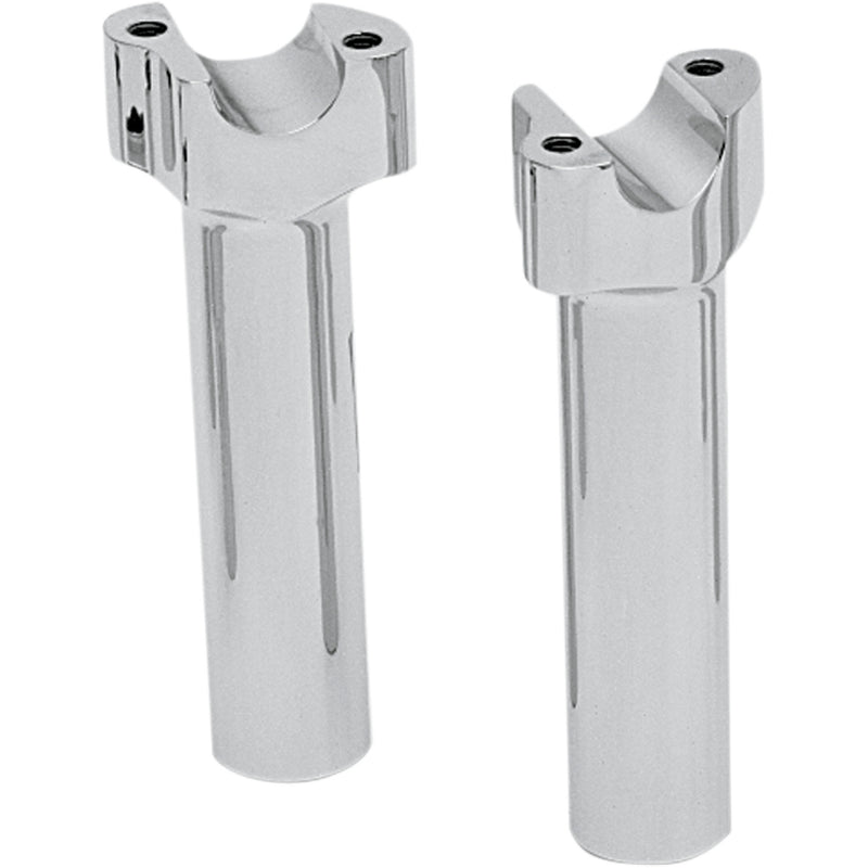 DRAG SPECIALTIES Buffalo Billet Aluminum Handlebar Riser Risers - Chrome