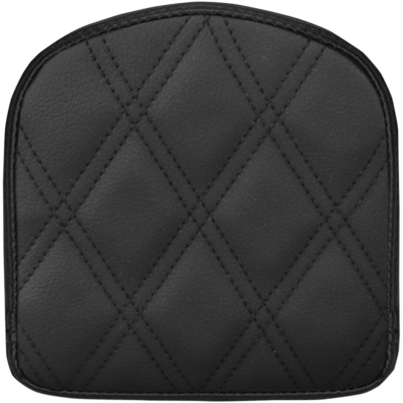 SADDLEMEN 0822-0325 040843 Sissy Bar Pad - Lattice Stitched - Black