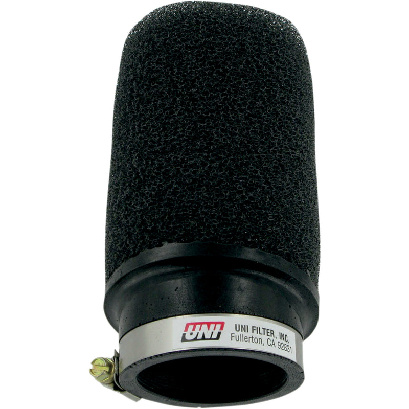 UNI FILTER 1011-1331 UP-6229SA Snowmobile Pod Air Filter angled - 2-1/4" id