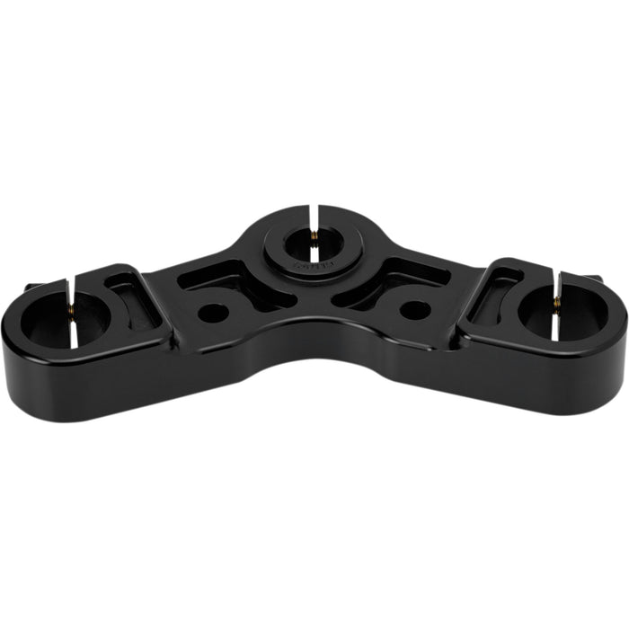 JOKER MACHINE 0408-0318 10-333B Upper Triple Tree - Black Anodized - '10-'15 XL 1200X