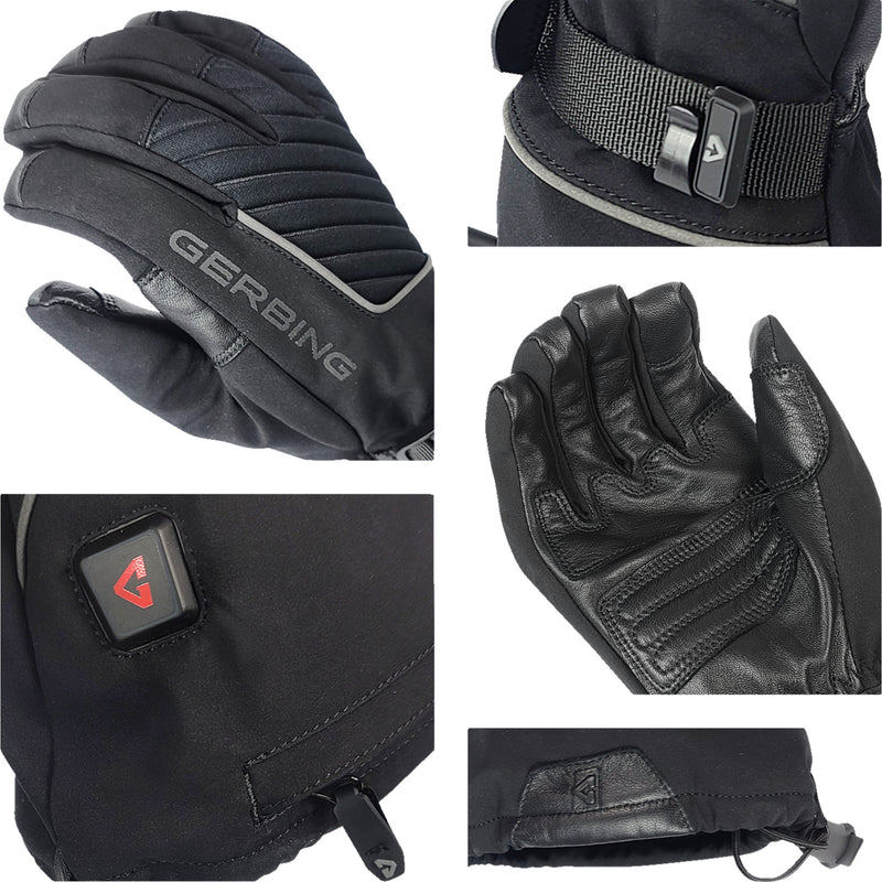 GERBING HEATED CLOTHING 7 V Atlas Ultra-Flex Battery Gloves Black