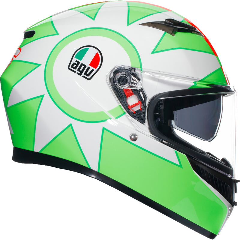 AGV 0101-15482 21183810040052X K3 Rossi Mugello 2018 Helmet K3 Helmet - Rossi Mugello 2018 - 2XL