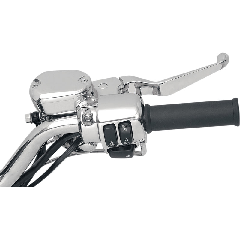 Drag Specialties Handlebar Control Kit — Mechanical 1/2" Master Cylinder Chrome For Harley Sportster 2004-2013