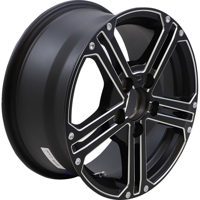 ITP 0230-1348 1522761727B SS212 Alloy Wheel Wheel - SS212 - Front/Rear - Milled Black - 15x7 - 5/4.5 - 6+1 (+61.8 mm)
