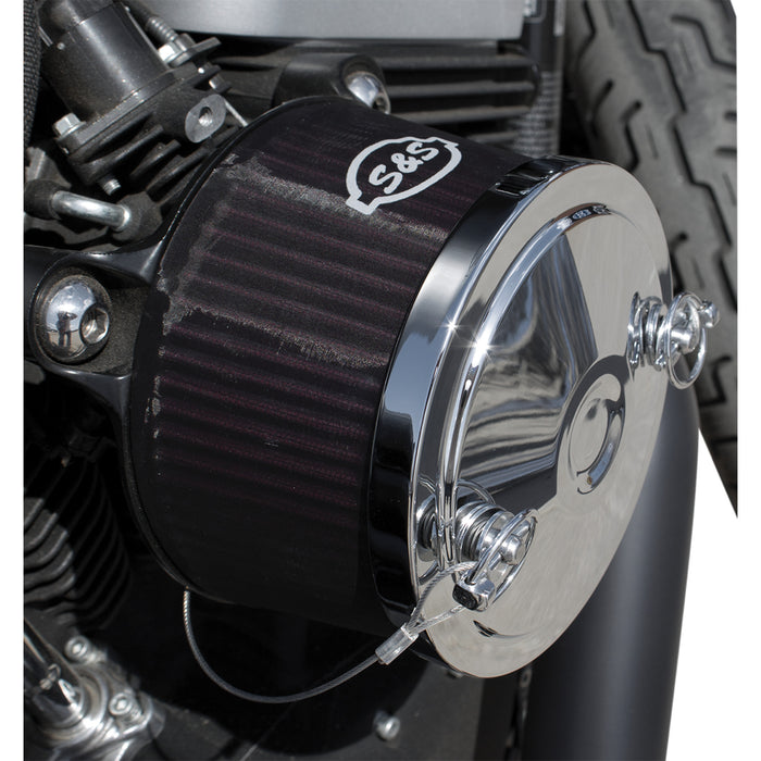 S&S CYCLE 1011-3120 170-0197 Pre-filter Rain Sock for Super Stock Air Cleaner - 1" Taller - Black - Super Sock Air Cleaner