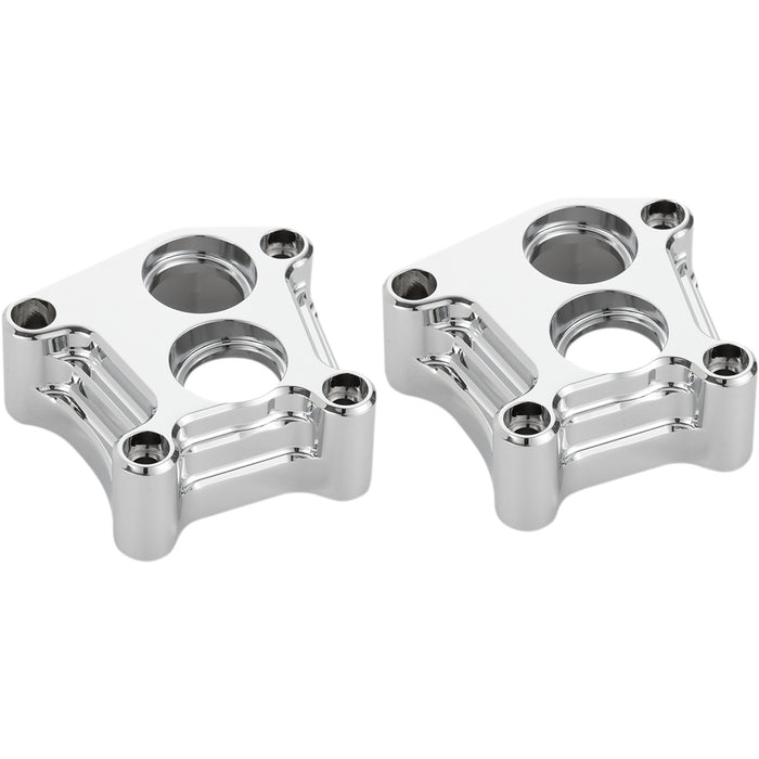 ARLEN NESS 0940-1345 12-572 10 Gauge Lifter Block Covers - Chrome
