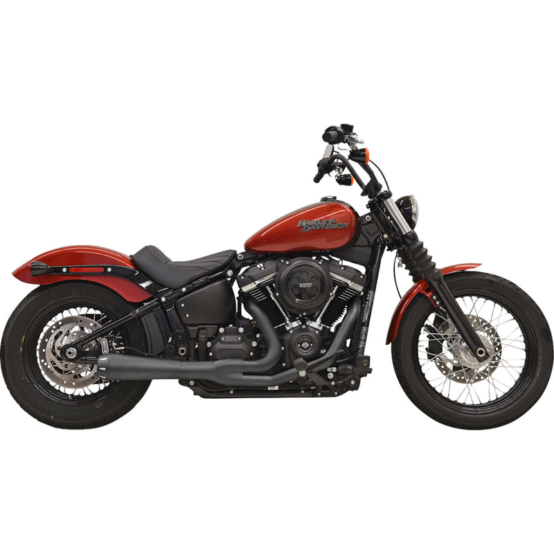 Bassani Xhaust Road Rage III 2-Into-1 Exhaust System - 1S72RBE For Harley Softail 2018-2025