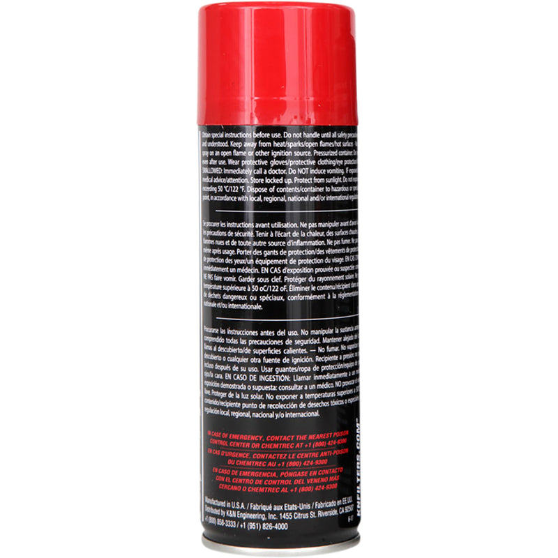 K & N 99-0504 99-0504 Air Filter Oil 6.5 oz. net wt. - aerosol
