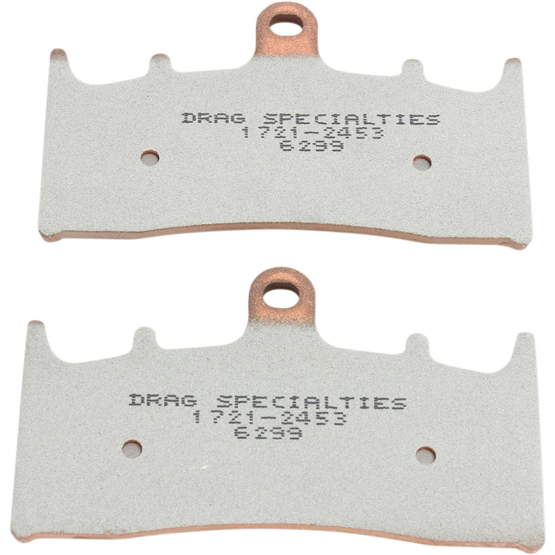DRAG SPECIALTIES 1721-2453 Premium Sintered Metal Brake Pads Brake Pads - HDP216