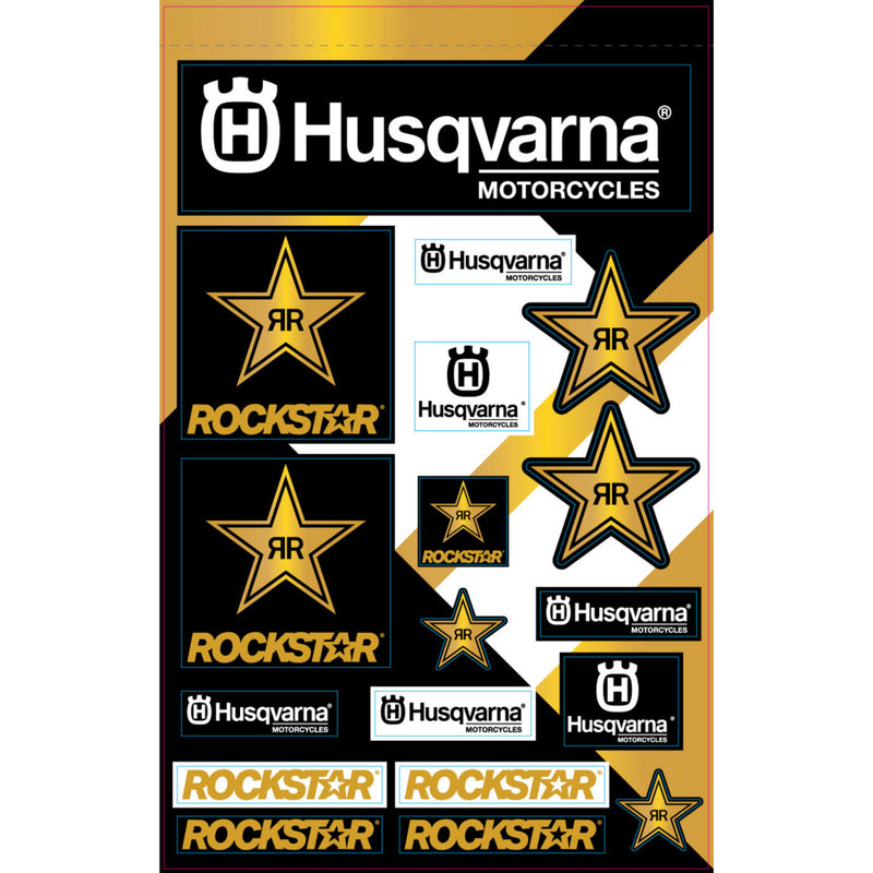 D'COR VISUALS 4320-2549 40-70-101 Decal Sheet husqvarna racing