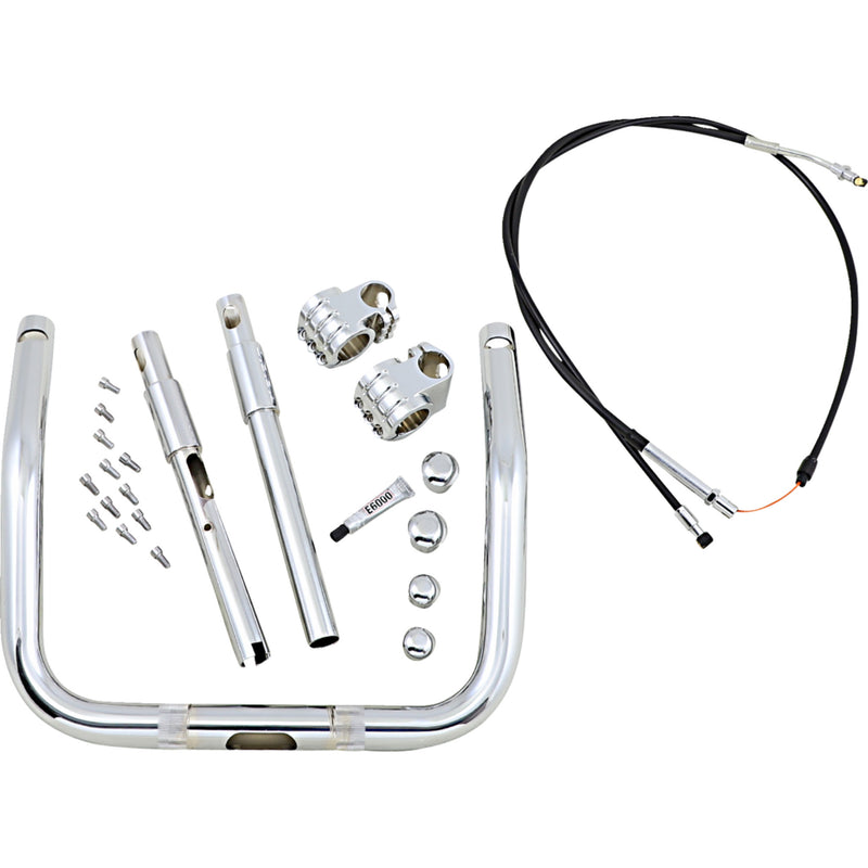 Klock Werks Klip Hanger Handlebar 13" Chrome - KWH-04-0507 For Indian 2018-2020
