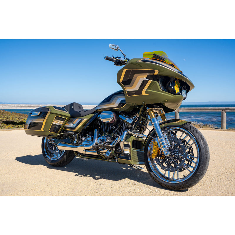 SBS Designed By Kodlin Brake Rotor - 7146E-B For Harley Pan America / Road Glide / Touring / Street Glide 2021-2026