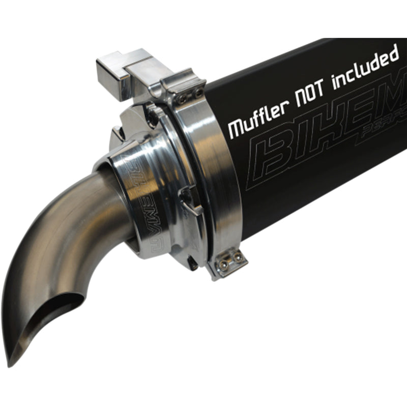 BIKEMAN PERFORMANCE 1832-0082 17-ET-1-SS BIg Mo Exhaust 90º Turn-Out Exhaust Tip - Stainless Steel - Big Mo