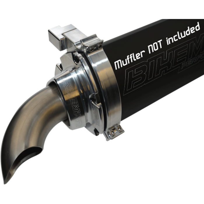 BIKEMAN PERFORMANCE 1832-0082 17-ET-1-SS BIg Mo Exhaust 90º Turn-Out Exhaust Tip - Stainless Steel - Big Mo