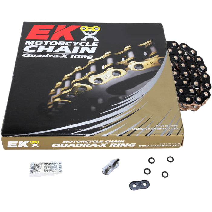 EK 1223-1475 520ZVX3-150KG 520 ZVX3 Extreme Sportbike Series Chain 520 ZVX3 - Sportbike Chain - 150 Links - Black/Gold