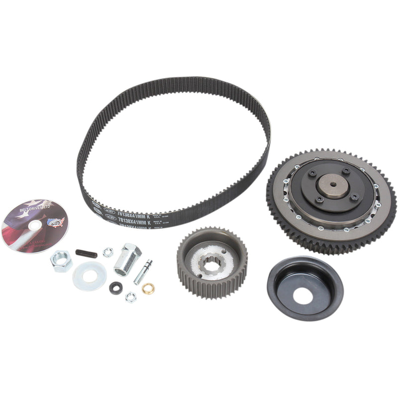 BELT DRIVES LTD. 1120-0250 EVBB-3TRB 8mm Belt Drive with Quiet Clutch System 1-5/8" Belt Drive - 4-Speed