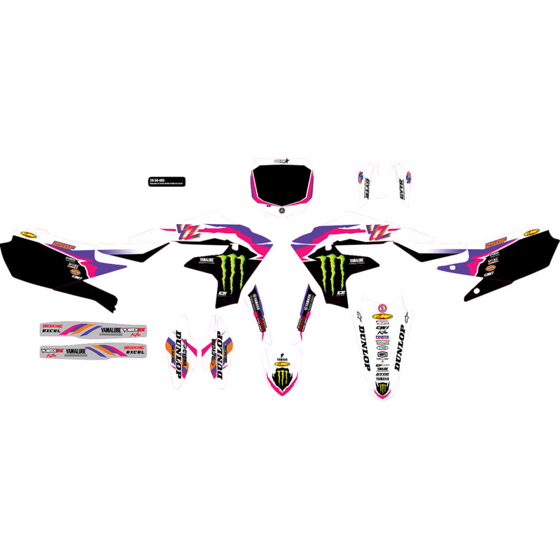 D'cor Visuals Graphic Kit - 20-50-405 Yamaha YZ 250 2019-2023
