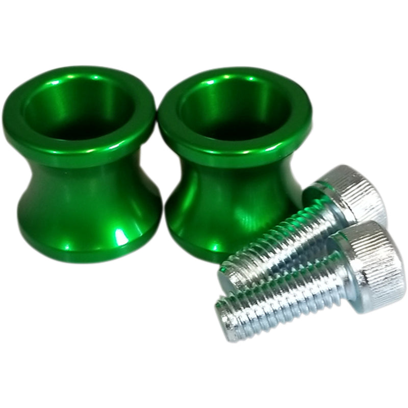 VORTEX 1303-0311 SP526L Swingarm Spools Swingarm Spool - Green - 8 mm