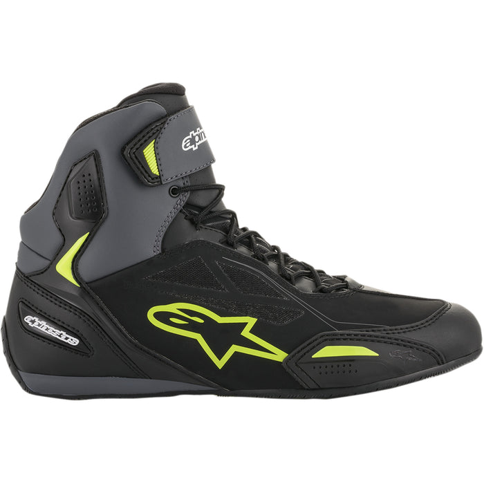 ALPINESTARS Faster-3 Drystar® Riding Shoes Black/Gray/Yellow - US