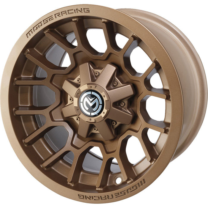 MOOSE OFFROAD 0230-1398 24MO128110BZ4 24X Wheel Wheel - 24X - Rear - Bronze - 12x8 - 4/110 - 4+4