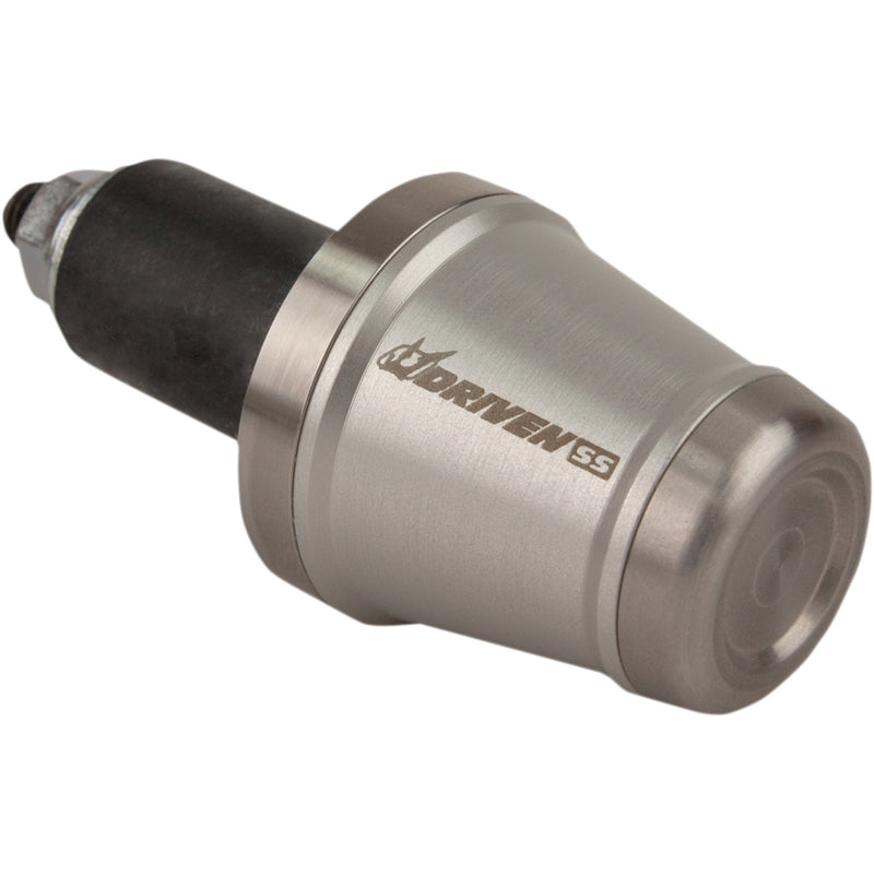 DRIVEN RACING 0634-0375 DBEW-SS-SL Stainless Steel Handlebar End Weight Bar End Weight - Stainless Steel/Silver