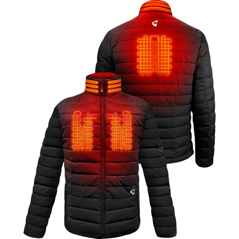 GERBING HEATED CLOTHING 7V Khione Insulated Jacket 2.0 Puffer - Black