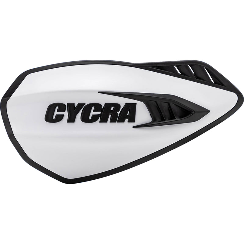 CYCRA 0635-1732 1CYC-0056-237 Cyclone Handguards Handguards - Cyclone - White/Black