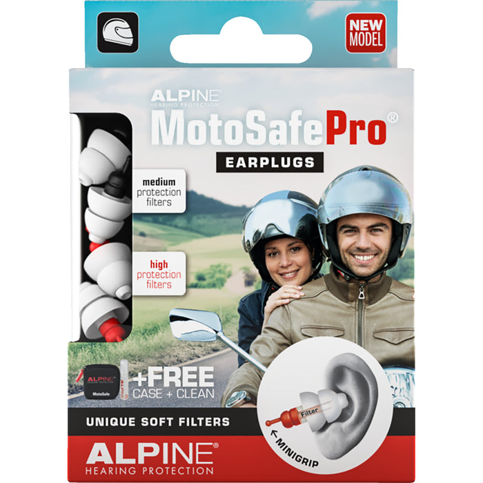 ALPINE HEARING PROTECTION 2708-0011 111.23.112 MotoSafe Pro Earplugs
