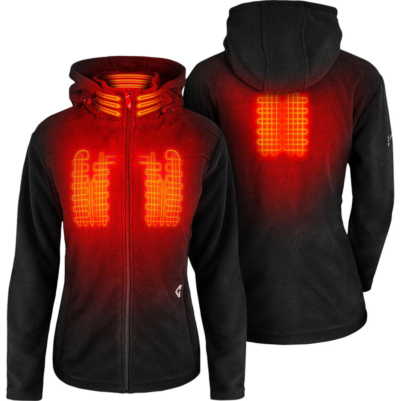 GERBING HEATED CLOTHING Women's 7V Thermite Fleece Jacket 2.0 Black
