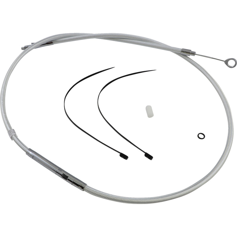 Magnum Shielding High-Efficiency Braided Sterling Chromite II® Clutch Cable /16" - 32212HE For Harley Touring 2007