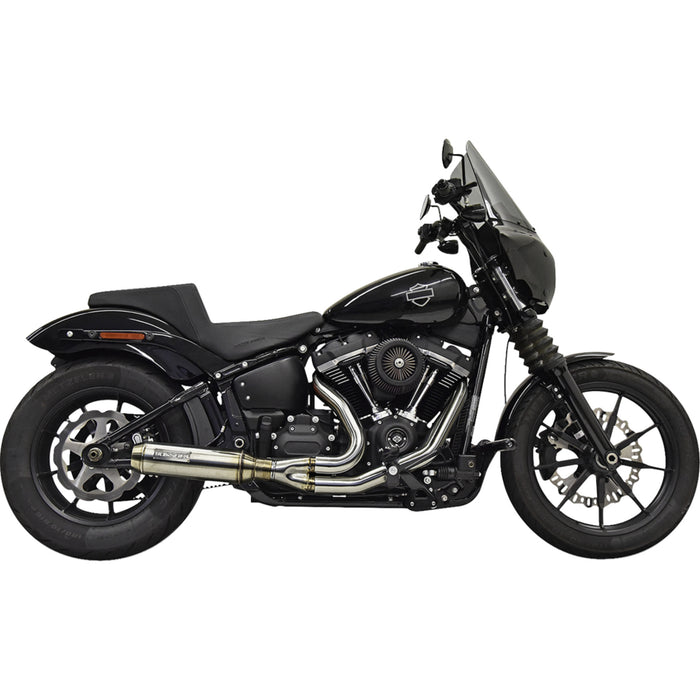 BASSANI XHAUST 1800-2690 1S77SSE 2-into-1 Exhaust System with Superbike Muffler - Stainless Steel