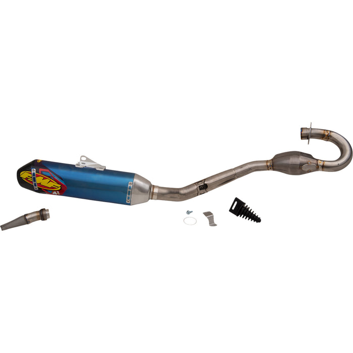 FMF 1820-1844 042373 Factory 4.1 RCT Exhaust System 4.1 RCT Exhaust with MegaBomb - Anodized Titanium