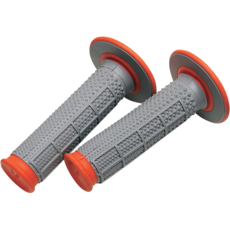 RENTHAL 0630-0264 G164 Tapered Dual-Compound Grips Grips - Tapered - Orange