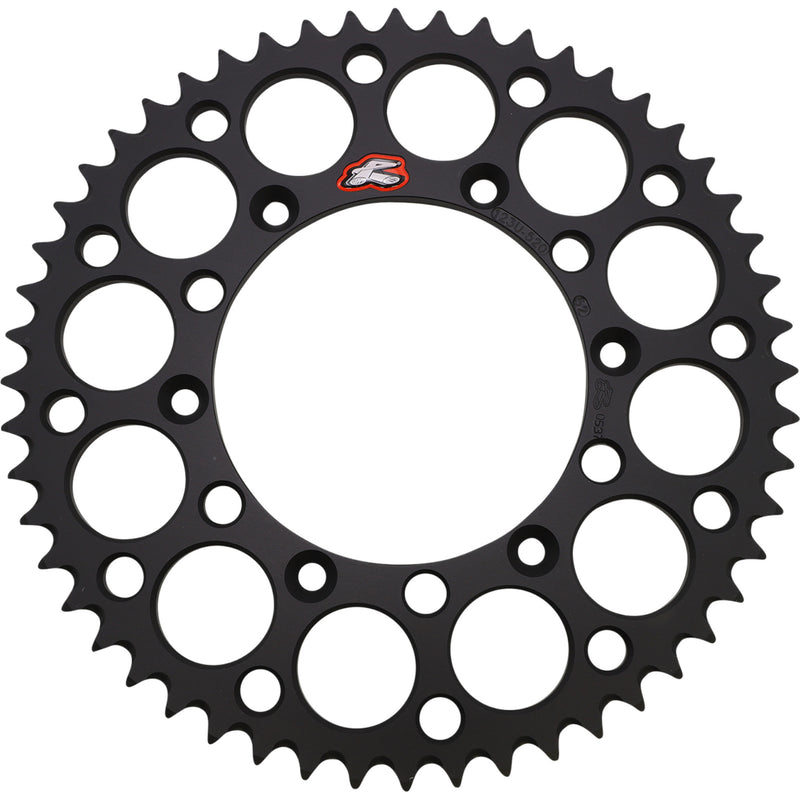 RENTHAL 1211-0024 123U-520-52GYBK Rear Sprocket Sprocket - Suzuki - Black - 52 Tooth
