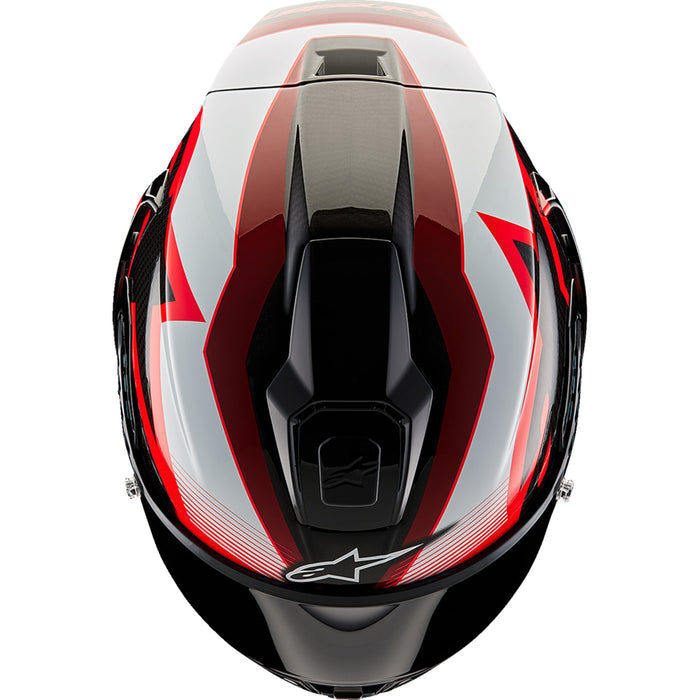 ALPINESTARS Supertech R10 Team Helmet - Black/Carbon Red/Gloss White